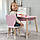 Дитячий столик і стільчик ведмедик рожевий. Столик із шухлядою для олівців і розмальовок, фото 9