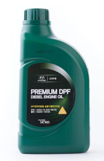 Моторна олива MOBIS Hyundai/KIA Premium DPF 5W-30 C3 1L, фото 1