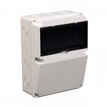 Корпус (щит) на 11 модулів та 2 силовий роз'єми (288х218х124мм) ІР65