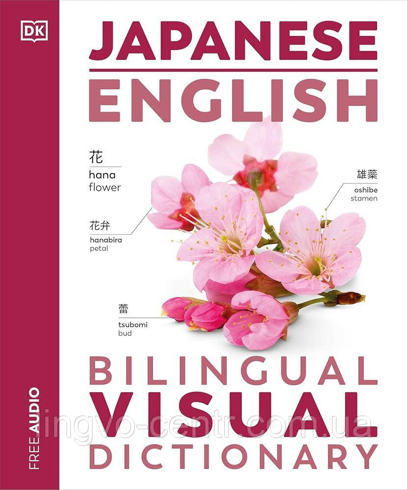 Книга для вивчення японської мови. Japanese English Visual Bilingual Dictionary