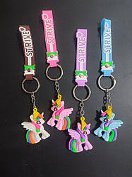Брелок з тримачем "My little pony", гумовий