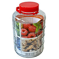 Банка скляна з кришкою, 10 л