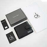 Чоловічий шкіряний гаманець на застібці з затискачем (2088), фото 2