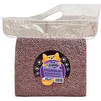 Соєвий наповнювач для туалетів Goldy Cat Tofu, 6 л, Лаванда