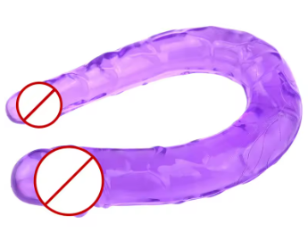 Подвійний Фалоімітатор 30см Adaner Силіконовий прозорий Двосторонній Фалоімітатор Лесбійський Пеніс