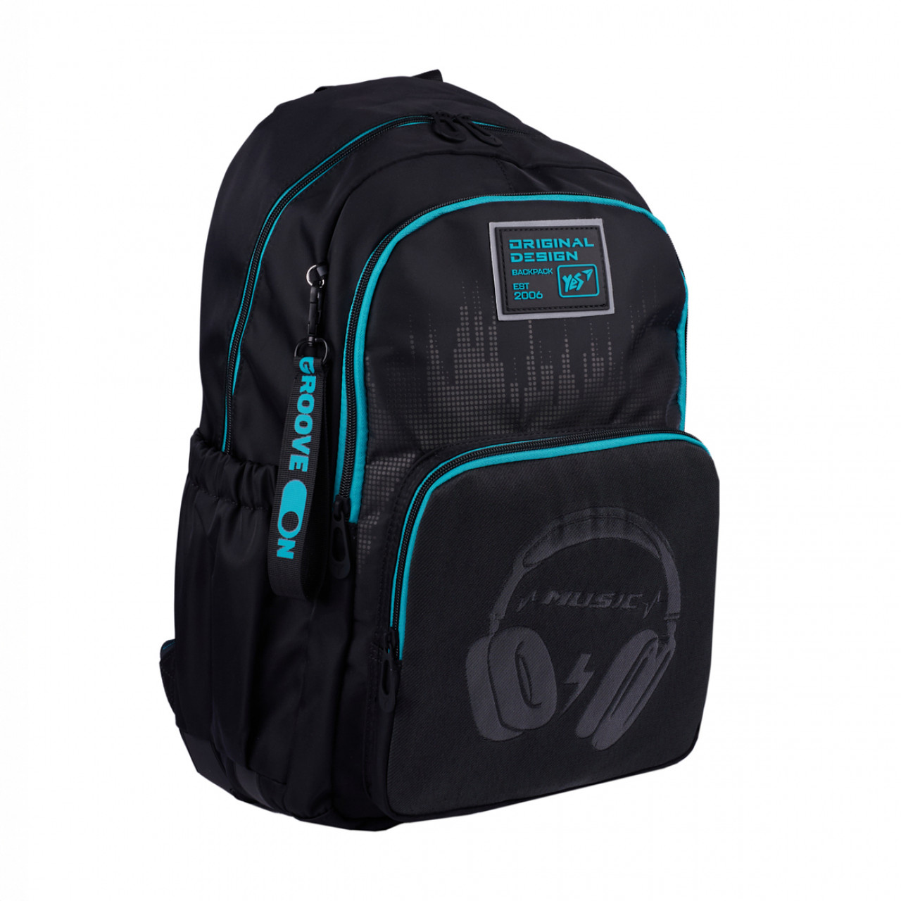 Рюкзак шкільний YES Optic Headphones TS-47, 145-175 см