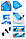 Питна система Naturehike PEVA Updated 1,5 л NH18S070-D blue, фото 3