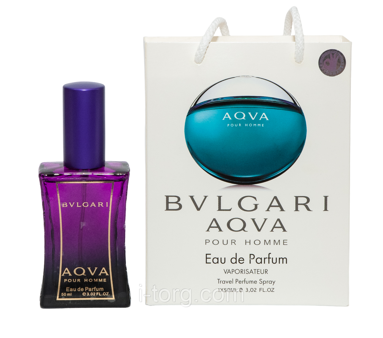 Тестер мужской  Bvlgari Aqua Pour Homme, 50мл, сумка.