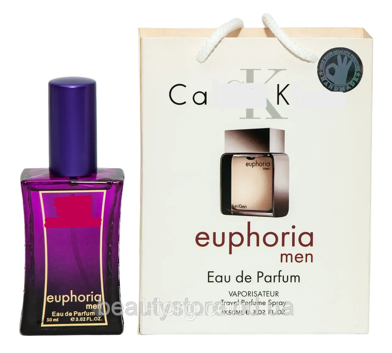 Парфюм мужской Ca K Euphoria Men, 50 мл, сумка.