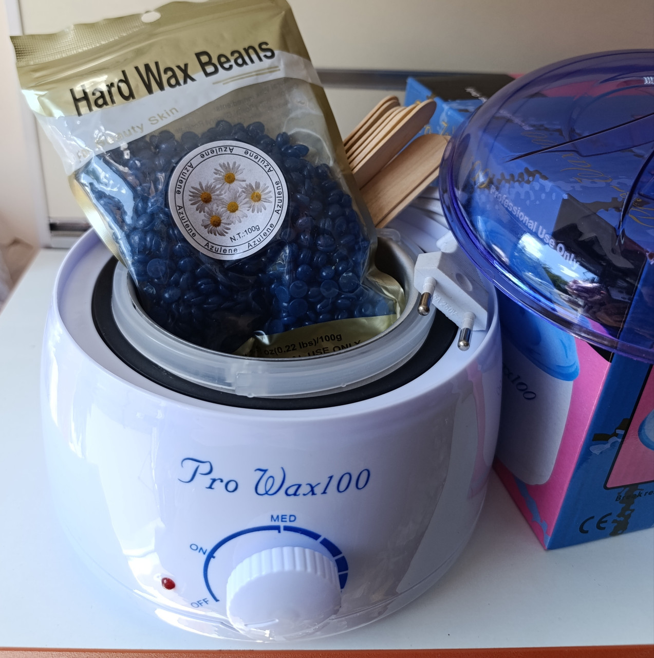 Набір для депіляції воском з банковим воскоплавом Pro Wax