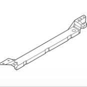 Балка радіатора нижня системи охолодження Nissan Ariya (22-) 21496-5MP0B