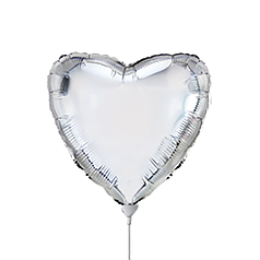 4" FLEXMETAL-ФМ 002 СЕРЦЕ Металік Срібло | Silver