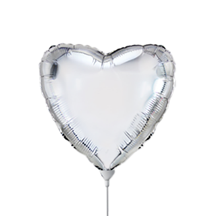 4" FLEXMETAL-ФМ 002 СЕРЦЕ Металік Срібло | Silver, фото 1