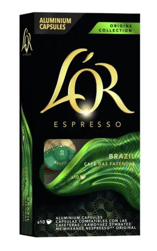 Кава мелена в капсулах L'OR Espresso Brazil №8 52г, фото 1