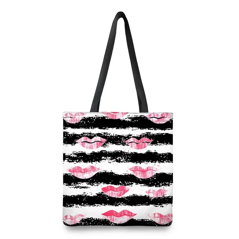 Жіноча велика сумка-шопер смугаста, 50/45 см, фото 1