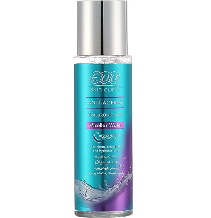 Eva Skin clinic anti-ageing hyaluronic acid - міцелярна вода з гіалуроновою кислотою, тонік. Єгипет