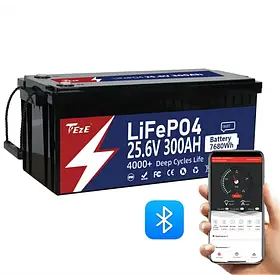 Акумулятор 25.6V 300Ah (LiFePO4)