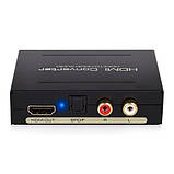 Роздільник сигналу HDMI на HDMI SPDIF Toslink RCA тюльпан (003832), фото 3