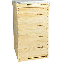 Вулик багатокорпусний 10–ти рамковий, 4 корпуси, 440x512x165 мм, сосна