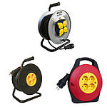 Котушки подовжувач УК20 / УК30 / УК40 / УК50 (ПВС 3х1,5 чорний)