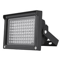 Прожектор інфрачервоний ІЧ для камер 96LED 60 м вуличний, чорний (003207)