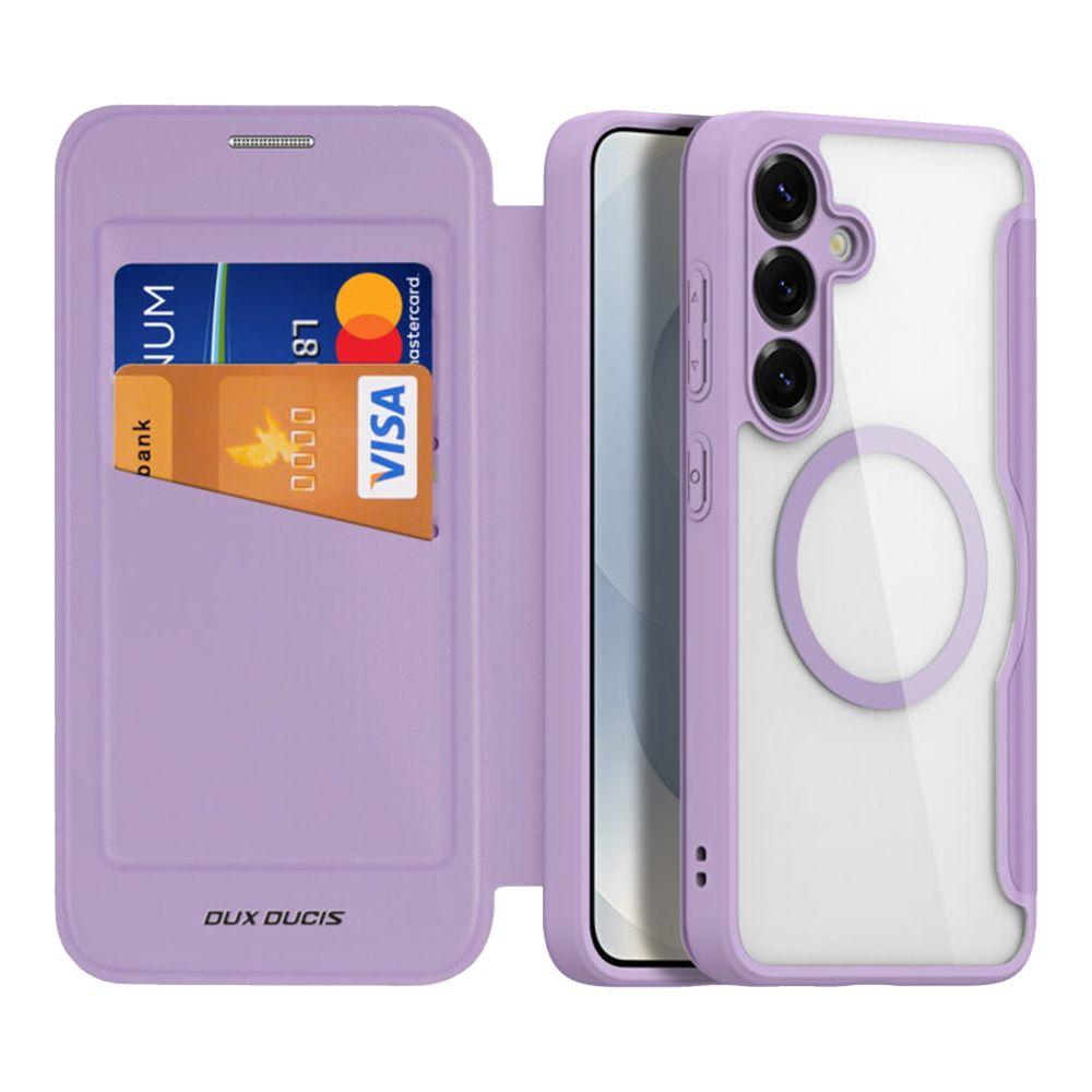 Чохол-книжка Dux Ducis Skin X Pro with MagSafe для Samsung Galaxy S25+ 5G (S936) Колір Purple Pink, фото 1