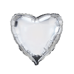 32" FLEXMETAL-ФМ 008 СЕРЦЕ Металік Срібло | Silver (УП)