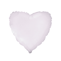 32" FLEXMETAL-ФМ 018 СЕРЦЕ Пастель Біле | White (УП)