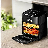 Аерогриль Zepline 3500Вт Аерофритюрниця Безолійна фритюрниця 3в1 15л Аеро гриль+ Фритюрниця+ Сушарка