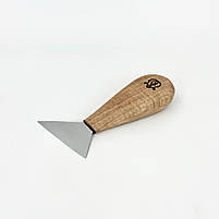 Ніж-флажок нарізний 70мм Адольф Юр'єв для геометричного різьблення по дереву, фото 2
