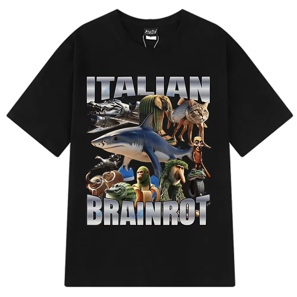 Футболка мем "Italian Brainrot", фото 1