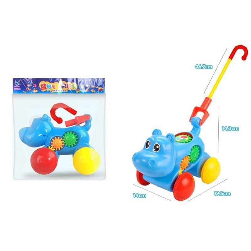 Каталка 0506 пискавка, рухомі елементи,19.5х14х46.7 см, в пакеті, фото 1