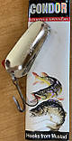 Блешня. що коливається (колебалка) 24 г / 65 мм Condor Gold/Silver, фото 4