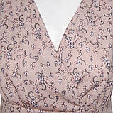 Нічна сорочка бавовняна Ярослав бежева, для годування бавовна, фото 2