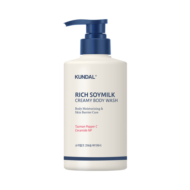 Гель для душу зволожувальний Ніжна Ваніль Kundal Rich Soymilk Creamy Body Wash Mellow Vanilla 500 г., фото 1