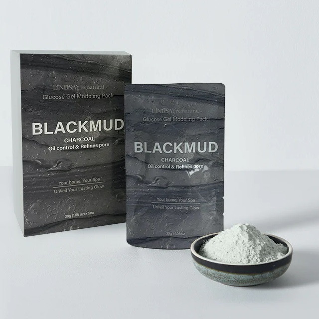 Маска альгінатна з деревним вуглем Lindsay Re:natural Modeling Mask Mud 30 г.