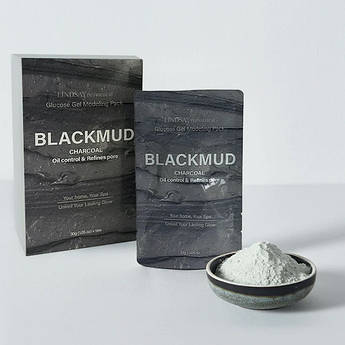 Маска альгінатна з деревним вуглем Lindsay Re:natural Modeling Mask Mud 30 г.