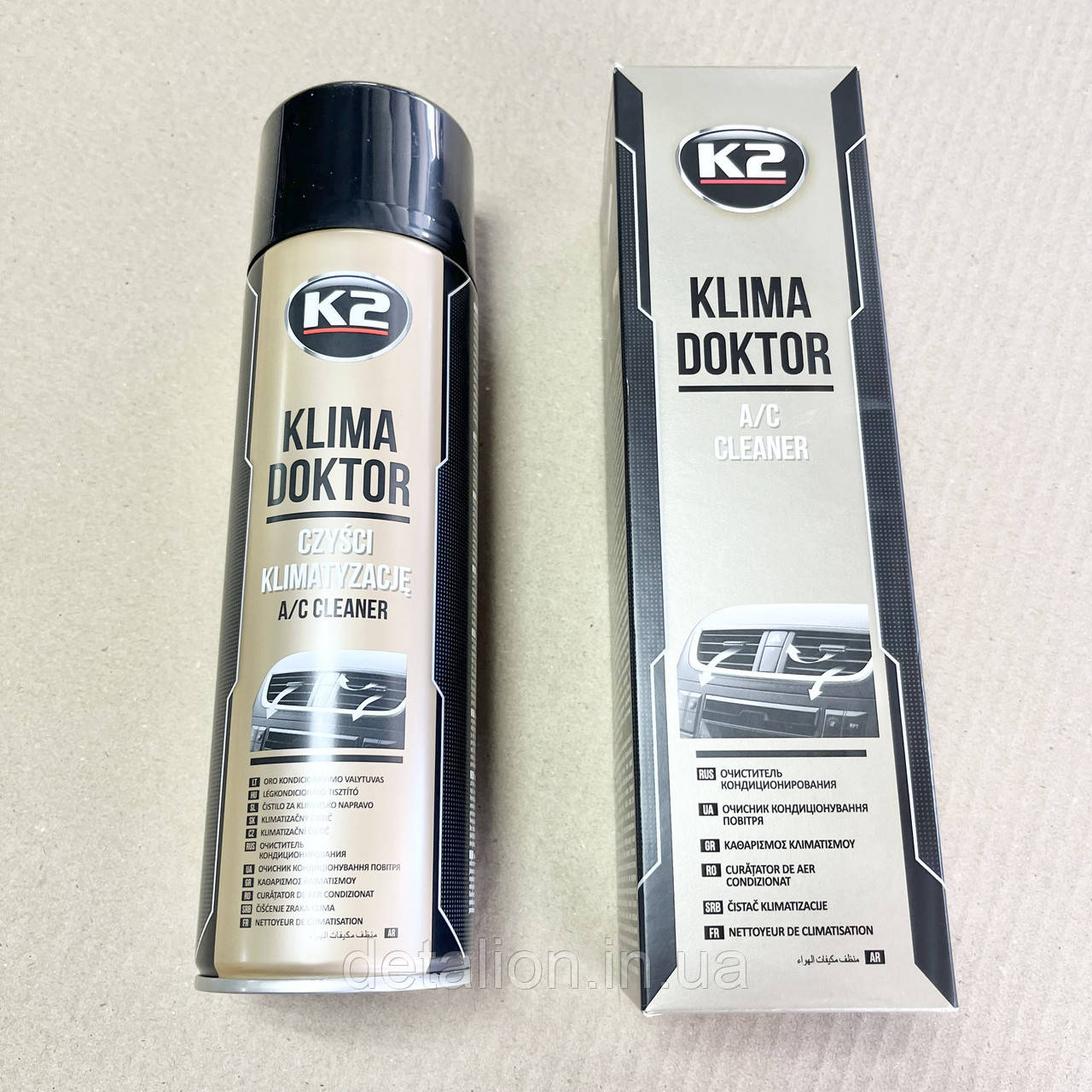 Очисник системи кондиціонування K2 Klima Doctor A/C Cleaner аерозоль 500 мл (W100) K20294, фото 1