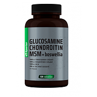 Хондропротектор для суглобів і зв'язок Sporter Glucosamine Chondritin MSM + Boswellia - 120 таб