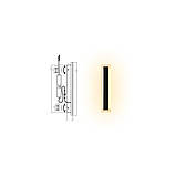 Світлодіодний світильник SOLEIN Чорний, фото 4