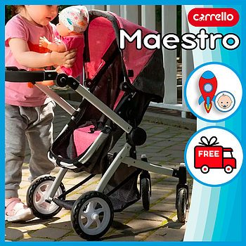 Оляска для ляльок 2 в 1 Carrello Maestro 9651B