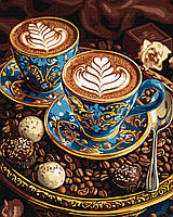 Набір для розпису "Чашка натхнення з фарбами металік extra" 40х50cm