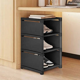 Полиця для взуття 26*26*58 см Stenson R97353 чорна