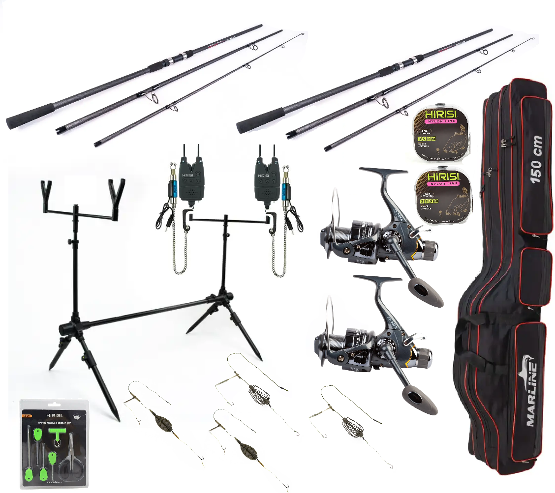 Карповий готовий набір "СТАРТ"  Weida Carp 3.30 м на 2 вудлища