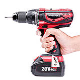 Дриль-шуруповерт акумуляторна Worcraft CHD-S20Li з АКБ (4А) і ЗП, 2 швидкості, фото 2