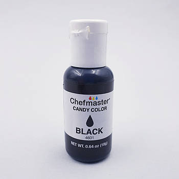 Барвник Chefmaster для шоколаду Candy Color Black/Чорний 18 г