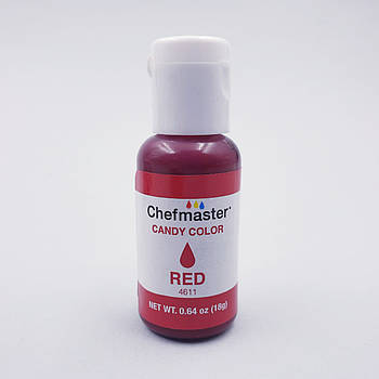 Барвник Chefmaster для шоколаду Candy Color Red/Червоний 18 г