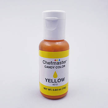 Барвник Chefmaster для шоколаду Candy Color Yellow/Жовтий 18 г