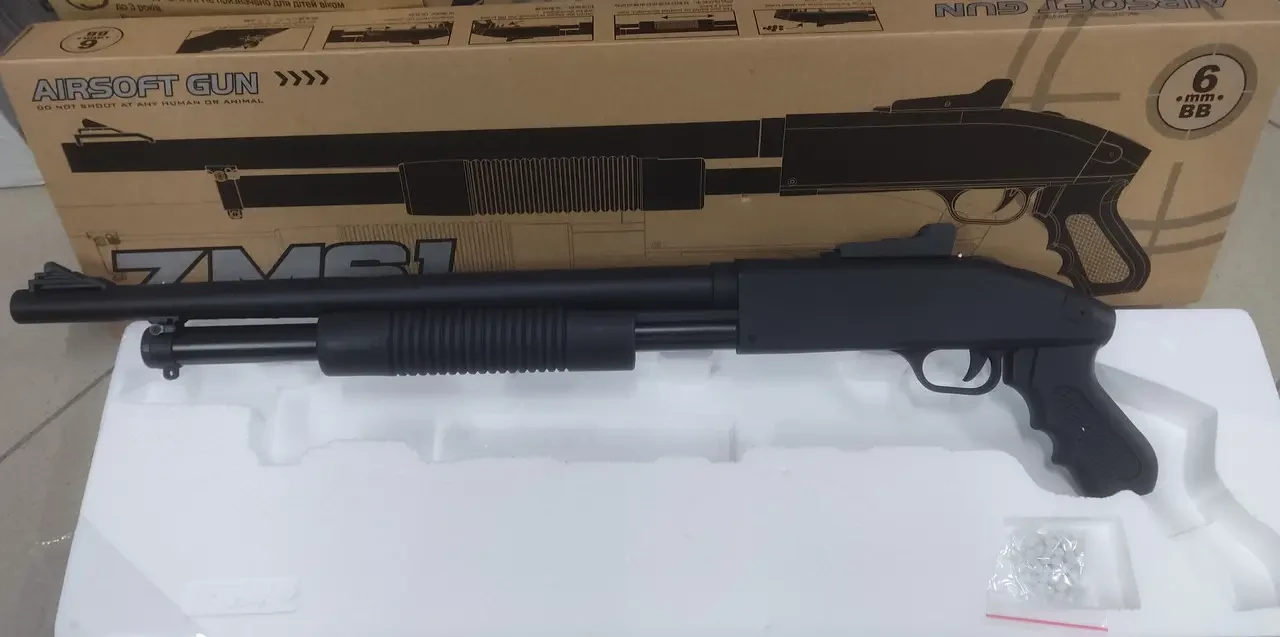 Іграшковий автомат CYMA ZM 61 Винчестер – метал+пластик, помпова перезарядка