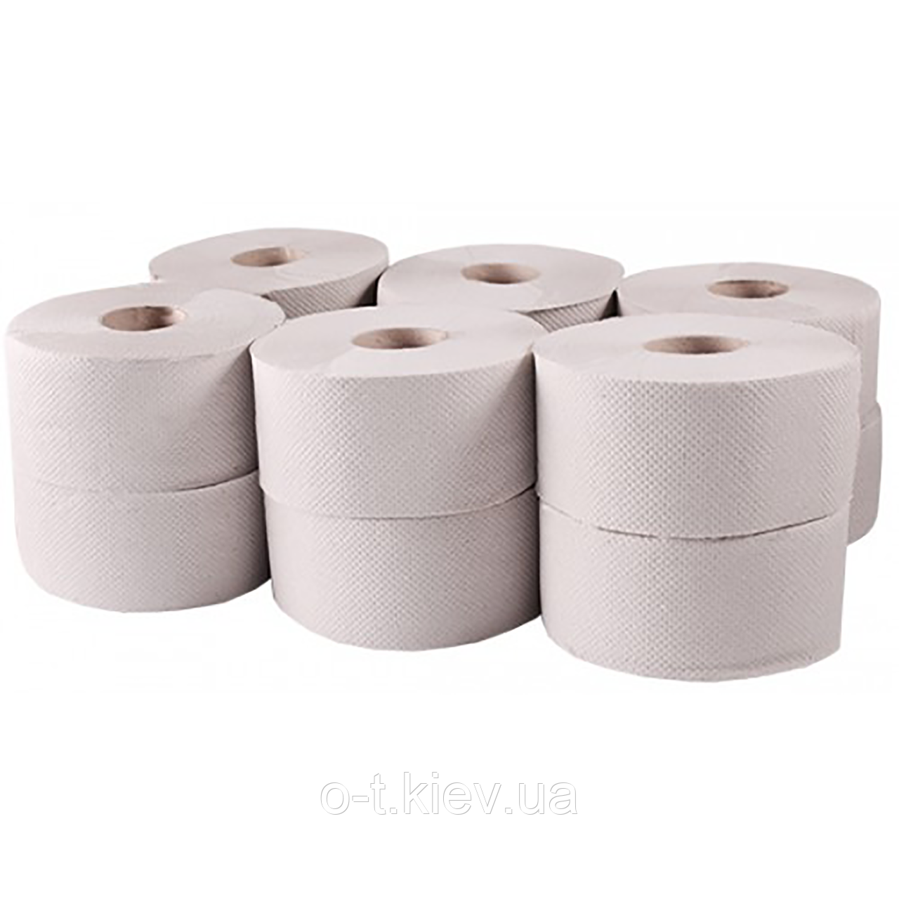 Туалетний папір в рулоні Jumbo 135м Сірий TISCHA PAPIER